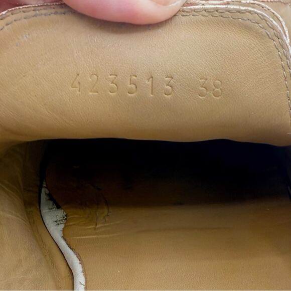 Gucci Princetown Horsebit Slip-On Loafer Mule Flat in White Leather EU 38 US 8 - Picture 9 of 14